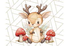Woodland Nursery Baby Animals And Fantasy Forest PNG Clipart Product Image 5