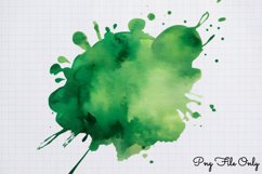 Watercolor Color Splash Clipart Bundle PNG Product Image 6