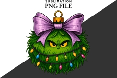 Green Christmas decoration png design for T-shirts Product Image 2