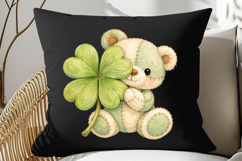 St Patrick’s Patchwork Teddy Bear Clipart Product Image 2