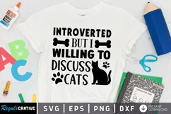 Introverted But I Willing SVG, Anti Social SVG Design Product Image 1