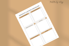 Product Launch Checklist Business Planner Template Product Image 5