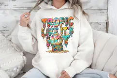 Tropic Like It's Hot PNG, Retro Summer Boombox Sublimation Product Image 5