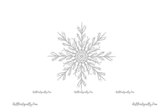 Pink Gold Silver Snowflakes PNG Set Product Image 4