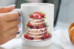 Christmas Cake Clipart, Christmas Cake Clipart Product Image 5