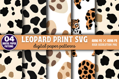 Leopard print Digital Background Paper Bundle PNG Product Image 6