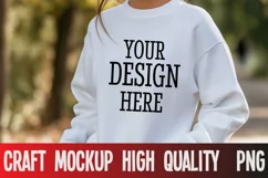 White Christmas Mockup |Mockup | Christmas T shirt Mockup Product Image 1