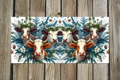 Christmas cow | 8 xmas Sublimation Mug designs PLUS Product Image 5