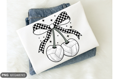 Volleyball Cherries PNG | Volleyball Mom PNG Product Image 1