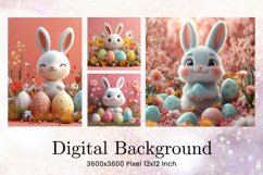 Easter Egg Background Backdrop Wallpaper Wall Art Product Image 1