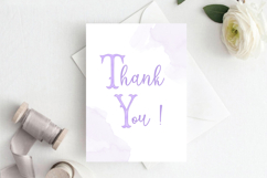 Watercolor Vintage Purple Alphabet Product Image 5