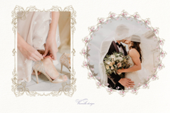 Vintage Wedding Clipart Product Image 5
