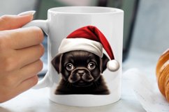 Christmas Peeking Dogs Clipart, Christmas PNG Product Image 5