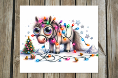 Christmas horse | 4 funny Skinny tumbler sublimation designs Product Image 5