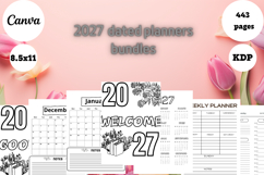 Best Simple 2027 Dated Planners Bundle 7 Product Image 1