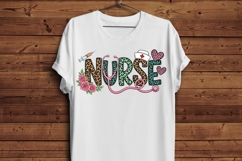 Nurse PNG Sublimation Design, Colorful Nurse Gift Graphic Product Image 5