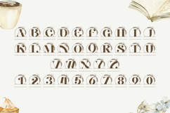 Belle Luxe Line Monogram - Minimalist Luxury Serif Outline Product Image 4