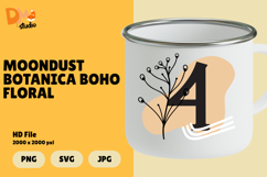 Moondust Botanica Boho Floral Monogram Product Image 1