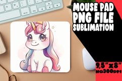 Magical Holiday Unicorn Mouse Pads Product Image 1