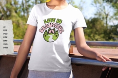 Life is Beautiful - Retro - SVG Design Vector Product Image 5