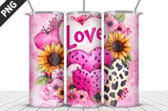 Lovely Hearts Tumbler Design | Valentine&#039;s Day Tumbler Wrap Product Image 2