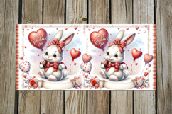 Cute valentine Rabbit | 4 love mug sublimation designs PLUS Product Image 5