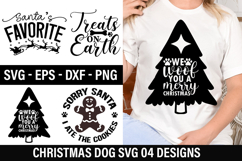Christmas Dog SVG Design -We woof you a merry christmas Product Image 1