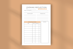 Productivity Evening Reflection Planner Template | Editable Product Image 4