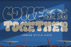 Line Gravity - Bubble Graffiti Font Product Image 5