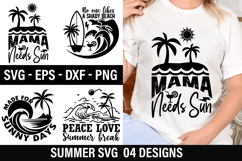 Summer SVG Design - Peace love summer break Product Image 1