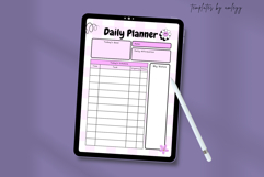 Cute Daily Planner Template Editable Canva Printable Product Image 3