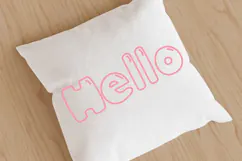 Bubble Rainbow - Outline Font Product Image 5