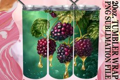 Tropical 3D Fruit Splash Tumbler Sublimation - 20oz Product Image 1