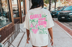 Girls Just Wanna Have Sun PNG, Coastal Summer Sublimation Product Image 5