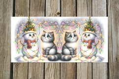 Christmas Snowman | 4 Sublimation Mug designs Product Image 5