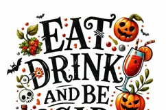 Spooky Season: Cute Halloween Quotes PNG Product Image 6
