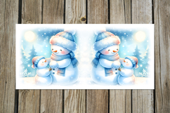 Xmas Snowman card | 4 christmas Mug Sublimation designs Product Image 5