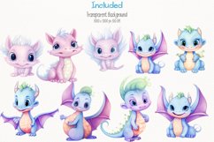 Baby Dragon 38 Cliparts Collection Product Image 5