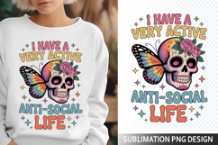 I have a very active Sublimation Design - Funny Skeleton PNG Product Image 1