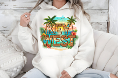 Key West PNG, Vintage Florida Beach Lighthouse Sublimation Product Image 5