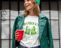 Shamrock's Social Club PNG, St. Patrick’s day Png Designs Product Image 2
