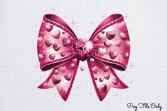 Coquette Valentine Clipart PNG Product Image 1