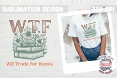 Book Lover Sublimation design Quote Bookish PNG Product Image 1