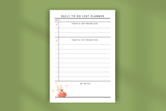 Minimal Daily To-Do List Planner Template | Canva Editable Product Image 4