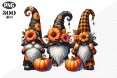 Halloween Gnomes Sublimation - Clipart PNG Design Product Image 1