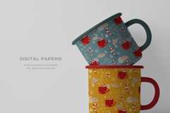 Christmas Patterns Santa Winter Print Digital Paper JPEG Product Image 5