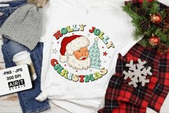 Retro christms sublimation bundle, Groovy christmas png Product Image 6