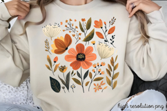Mothers Day Folk Art Sublimation Bundle PNG Product Image 10