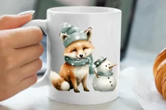 Christmas Baby Animals Clipart, Christmas Animal Safari Product Image 5
