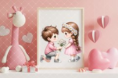 Valentine’s Day Clipart|Clipart sublimation Designs Product Image 5